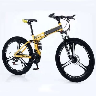 Xe đạp núi 26 inch với khung thép cacbon và bánh xe hợp kim nhôm tốc độ 21