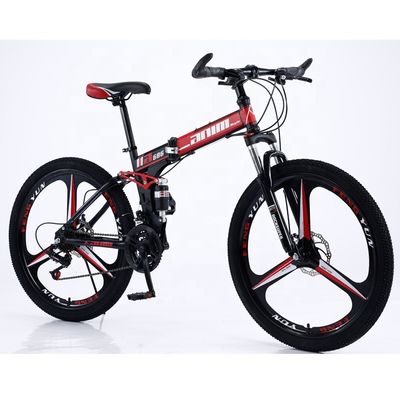 Xe đạp núi 26 inch với khung thép cacbon và bánh xe hợp kim nhôm tốc độ 21