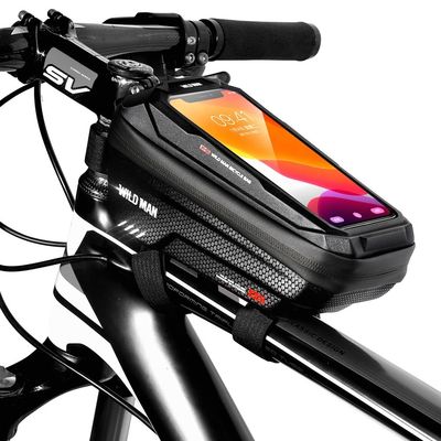 Bộ khung ống phía trước xe đạp túi tay lái xe đạp với 1L Capacity Waterproof Phone Mount