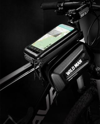 Bộ khung ống phía trước xe đạp túi tay lái xe đạp với 1L Capacity Waterproof Phone Mount