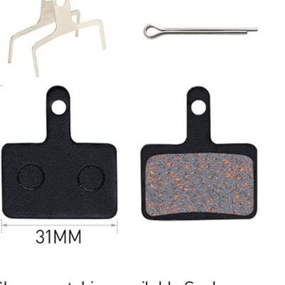 35x30.5mm Pad phanh kim loại màu đỏ cho nhựa MTB xe đạp núi Disc Rotor phanh Pads