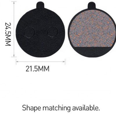35x30.5mm Pad phanh kim loại màu đỏ cho nhựa MTB xe đạp núi Disc Rotor phanh Pads