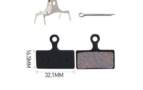 35x30.5mm Pad phanh kim loại màu đỏ cho nhựa MTB xe đạp núi Disc Rotor phanh Pads