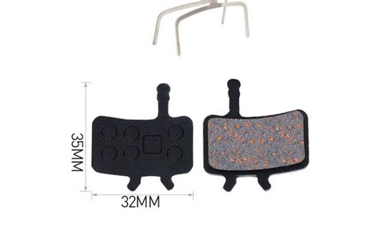 35x30.5mm Pad phanh kim loại màu đỏ cho nhựa MTB xe đạp núi Disc Rotor phanh Pads