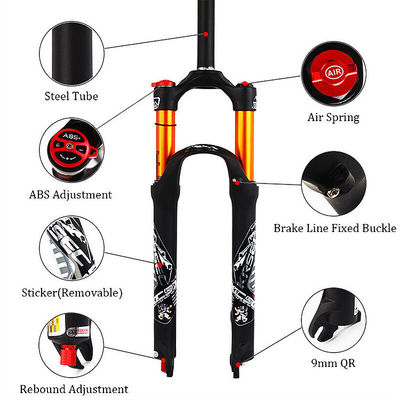 24-28 inch MTB Xe đạp Air Shock Forks Hình Hình phanh Forks cho 700c Director dài 220m