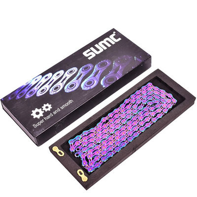 Full Hollow Stainless Steel Bike Chain cho năm 2021 SUMC 9/10/11/12 Speed Rainbow Bike