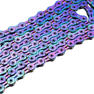 Full Hollow Stainless Steel Bike Chain cho năm 2021 SUMC 9/10/11/12 Speed Rainbow Bike
