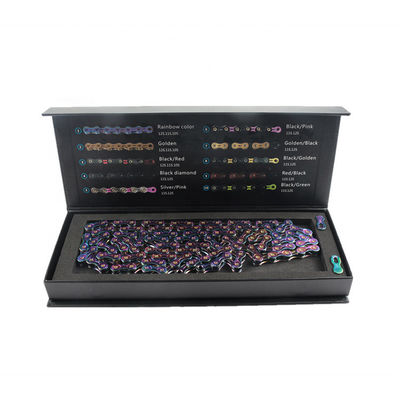Full Hollow Stainless Steel Bike Chain cho năm 2021 SUMC 9/10/11/12 Speed Rainbow Bike