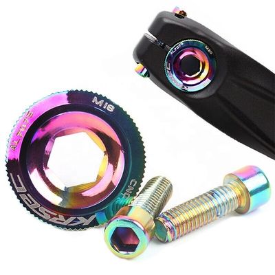 Danh mục CRANK 2021 Các bộ phận xe đạp nhôm đầy màu sắc M18/M20 MTB Crankset Cover Screw
