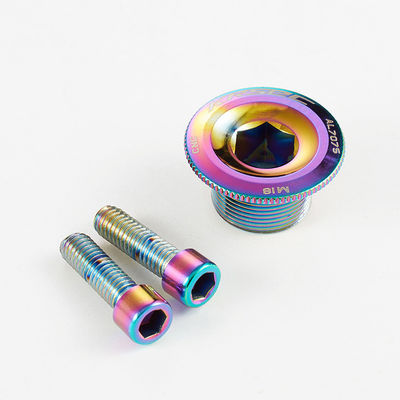 Danh mục CRANK 2021 Các bộ phận xe đạp nhôm đầy màu sắc M18/M20 MTB Crankset Cover Screw