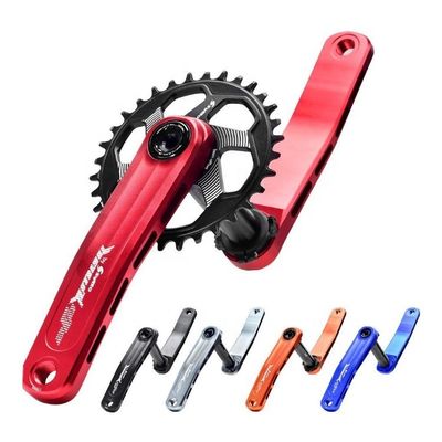 Crankset xe đạp MTB với vòng dây chuyền 30/32/34/36/38T và chiều dài crank 170mm