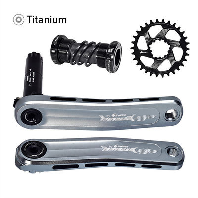 Crankset xe đạp MTB với vòng dây chuyền 30/32/34/36/38T và chiều dài crank 170mm