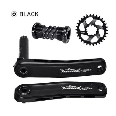 Crankset xe đạp MTB với vòng dây chuyền 30/32/34/36/38T và chiều dài crank 170mm