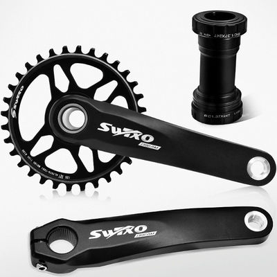Mountain Bike Bottom Bracket Crankset với 170mm Crank Arm và 32/34/36/38T Chainwheel