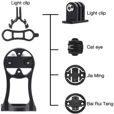 Máy ảnh di động Đứng máy đo tốc độ xe đạp với đệm xe đạp và máy cầm đèn pin