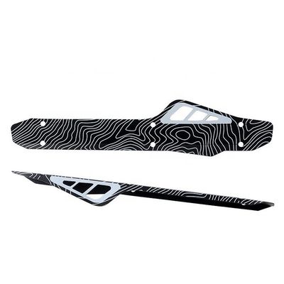 MTB Bicycle Frame Chain Guard Protector màu đen 26x6.3x0.07cm cho xe đạp và xe đạp