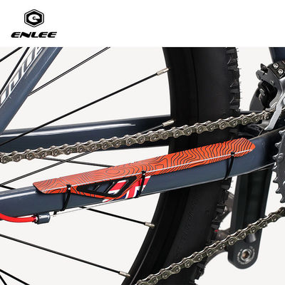 MTB Bicycle Frame Chain Guard Protector màu đen 26x6.3x0.07cm cho xe đạp và xe đạp